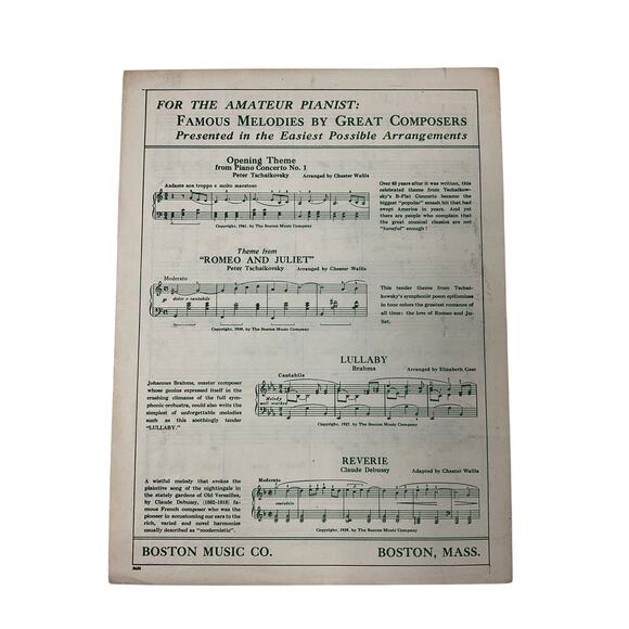 Mother Hen and Chicks Sheet Music Myra Adler 1933 Two Musical Recreations - Picture 5 of 5
